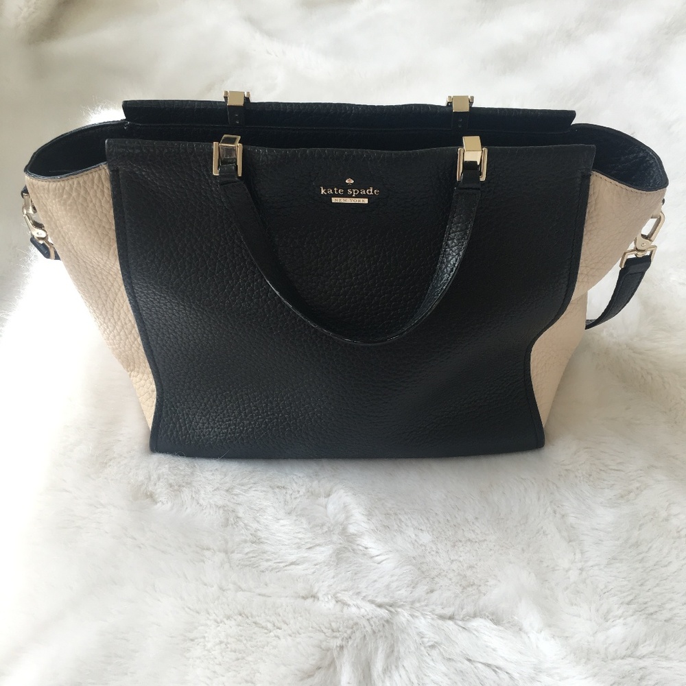 Kate Spade Black & Cream Two-Toned Bag